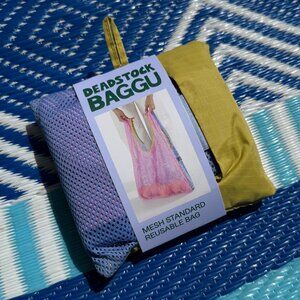 NWT BAGGU Deadstock Reuseable Mesh Bag in Berry Mix